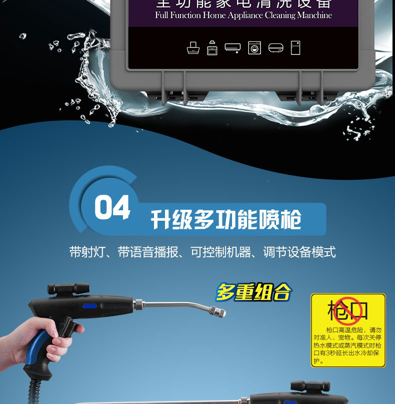 快通牌KT-925中央空調風機盤管清洗機(15)